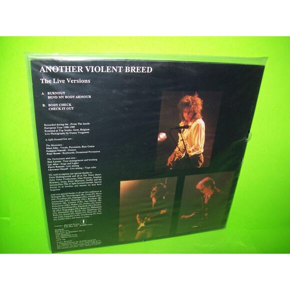 A Split Second ‎Another Violent Breed Live Vinyl 12" EP Record SEALED 1989 Synth - Picture 5 of 5